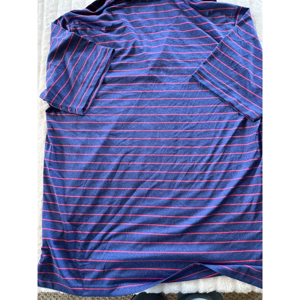 Don Ross Blue w/Red Stripes shirt L - Picture 4 of 4